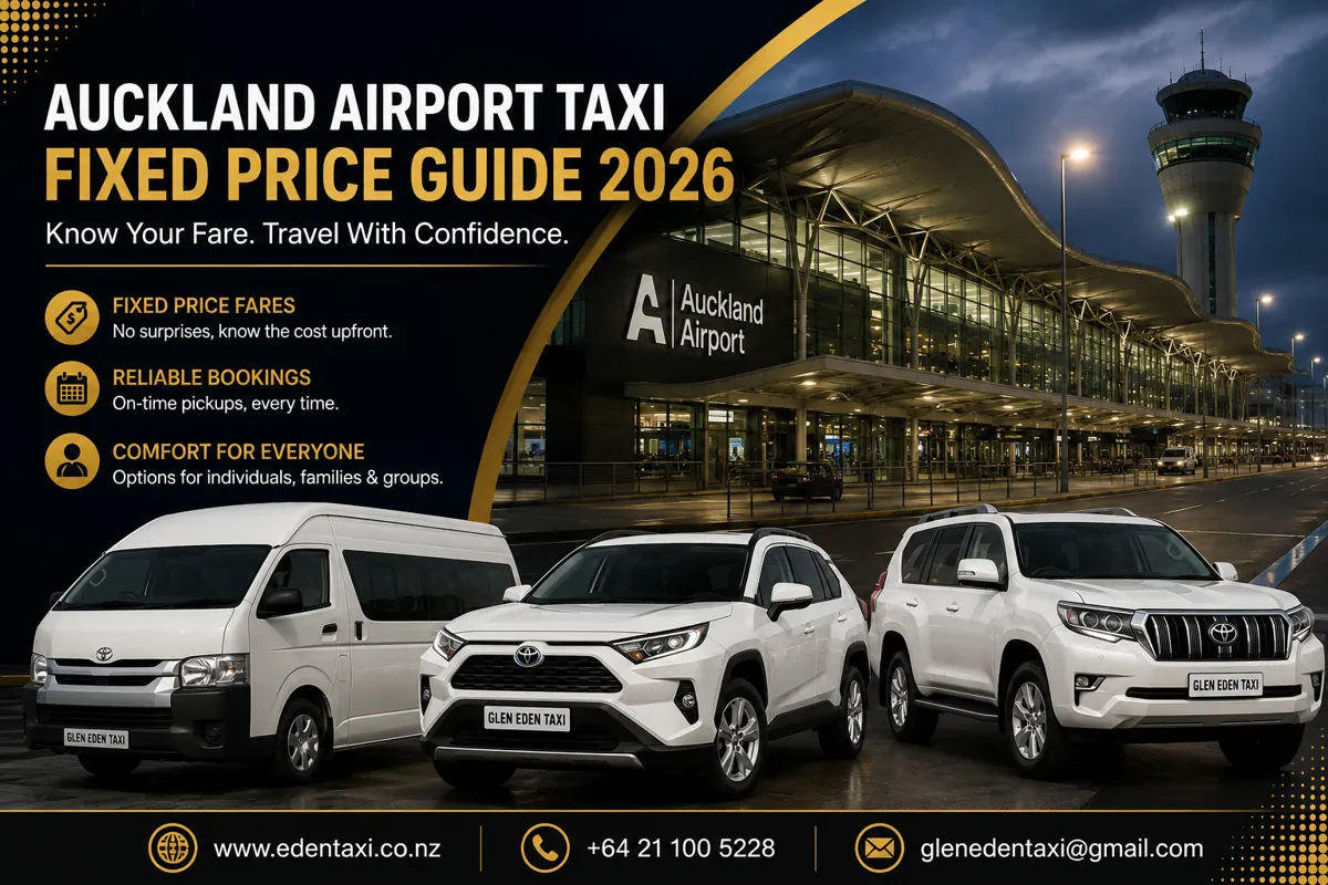 Auckland Airport Taxi Fixed Price Guide (2026): Save Money & Travel Stress-Free
