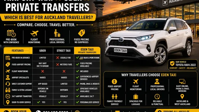 Airport Taxi vs Uber vs Private Transfers: Which Is Best for Auckland Travellers?