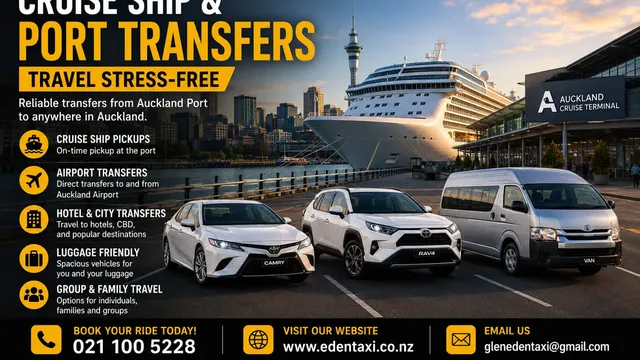 Auckland Cruise Ship Transfers from Queens Wharf & Princes Wharf