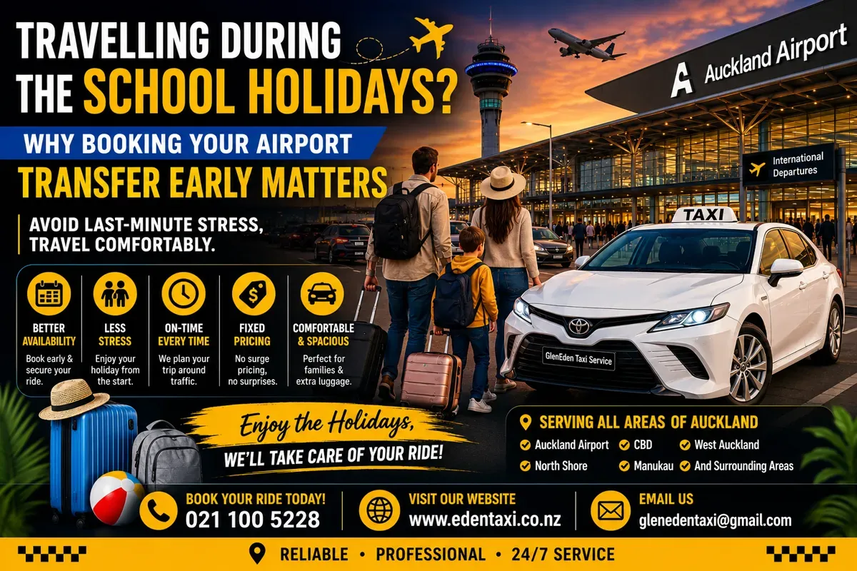 Travelling During the School Holidays? Why Booking Your Airport Transfer Early Matters