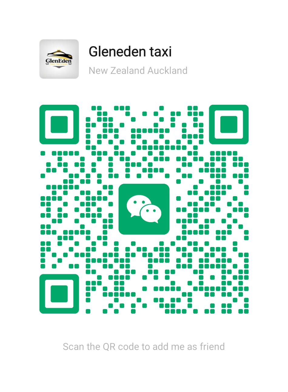 WeChat friend QR code for Gleneden taxi in Auckland, New Zealand